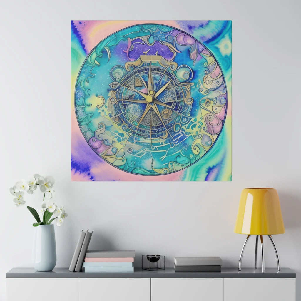 ASTROLOGY ZODIAC SIGN CANVAS WALL ART - 30″ x 30″ x