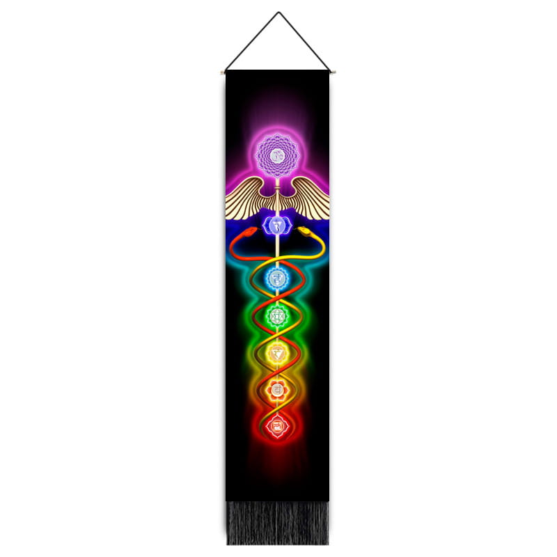 TRANQUIL MEDITATION WALL TAPESTRY FOR YOGA & ZEN SPACES