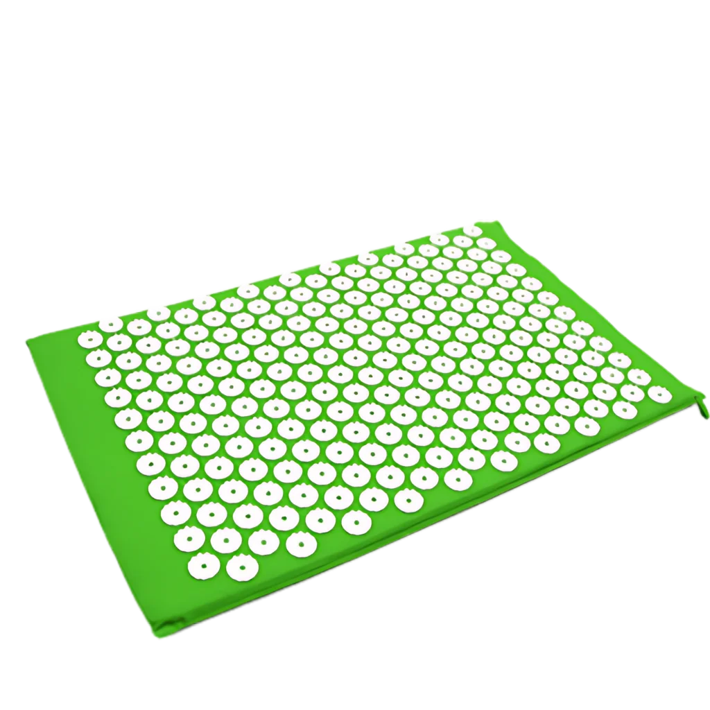 BEST YOGA ACUPRESSURE MAT AND PILLOW SET - Single Mat Green