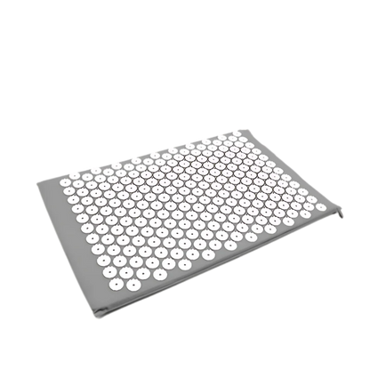 BEST YOGA ACUPRESSURE MAT AND PILLOW SET - Single Pad Grey