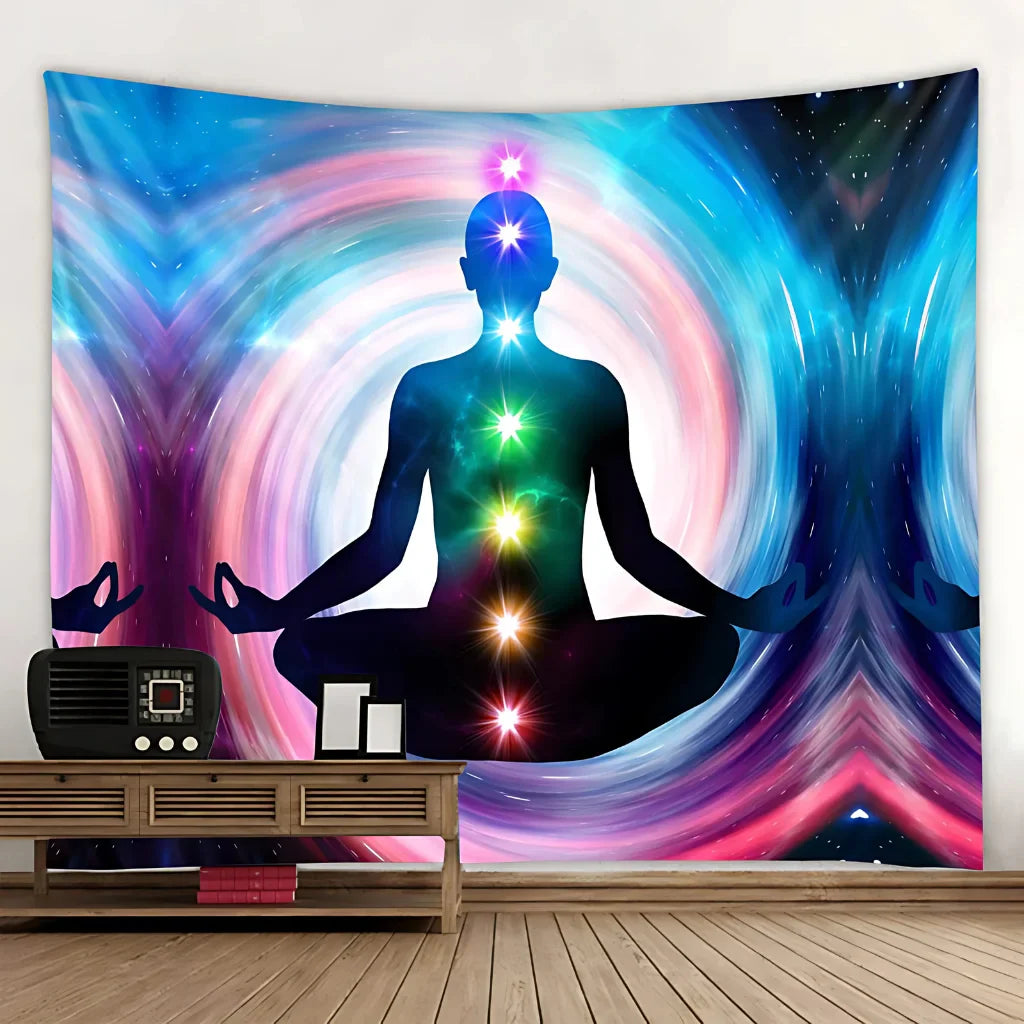 BOHO CHAKRA TAPESTRY WALL HANGING FOR MEDITATION - 2 Style