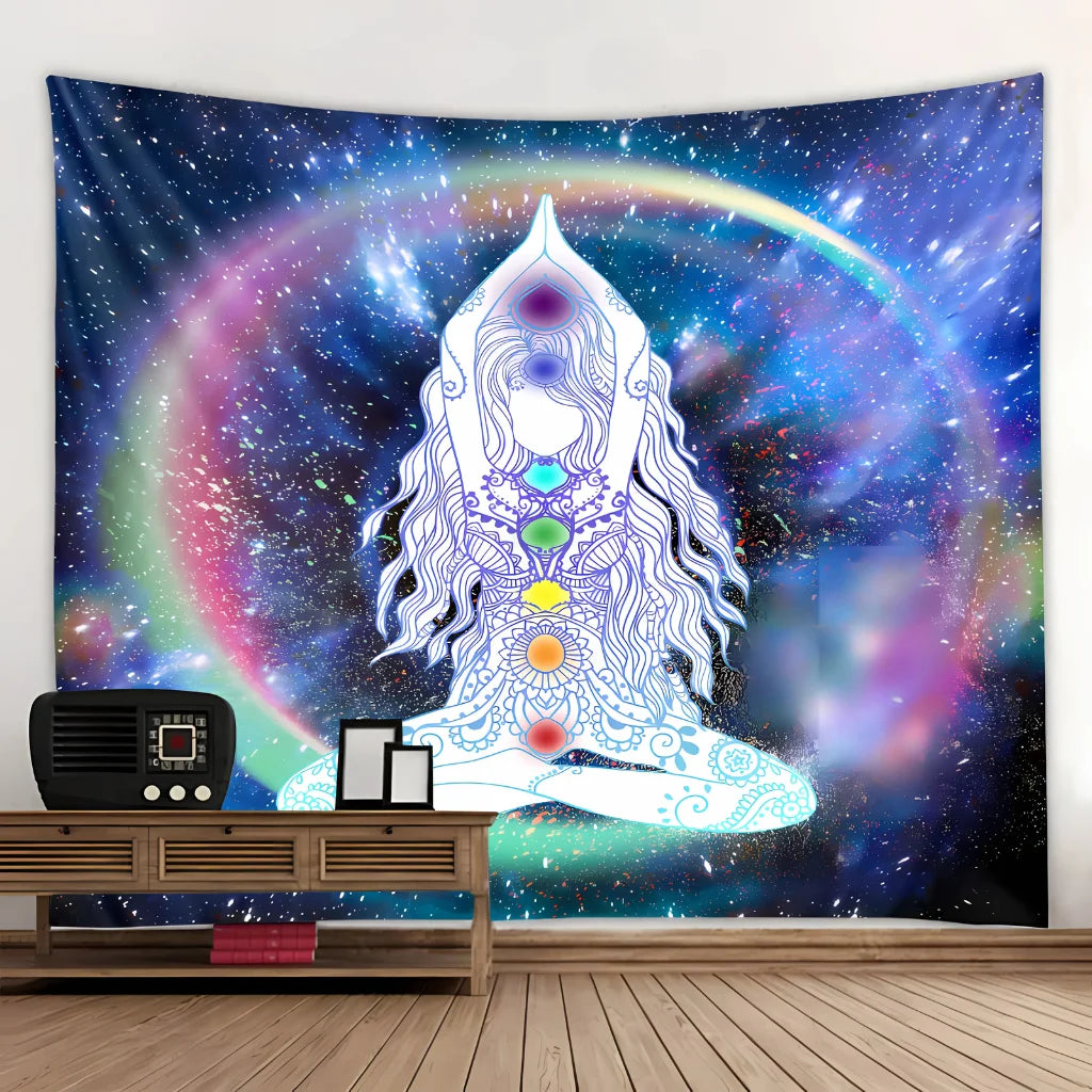 BOHO CHAKRA TAPESTRY WALL HANGING FOR MEDITATION - 20Style