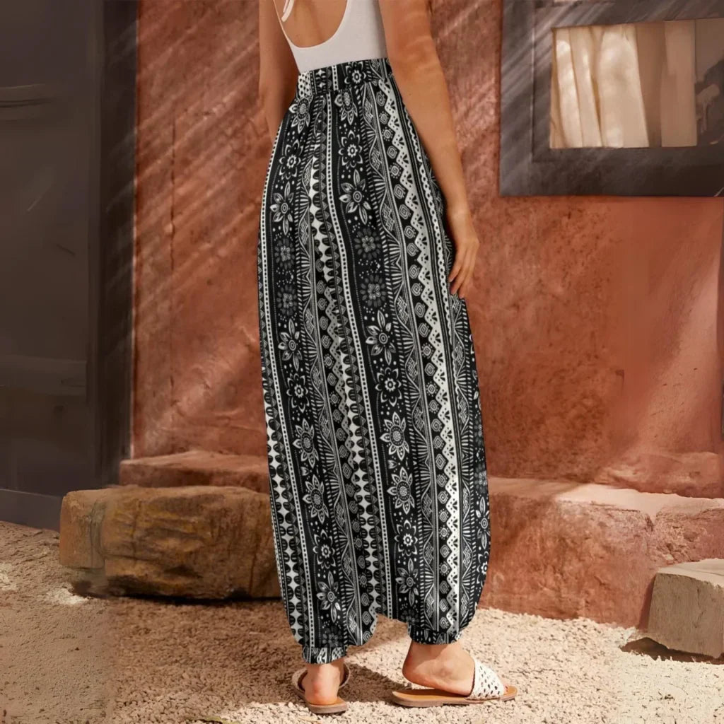 BOHO ETHNIC BALLOON PANTS FOR WOMEN - UNLEASH YOUR SPIRIT!