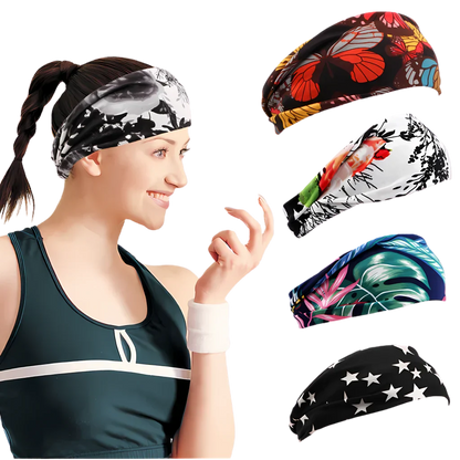 Boho Print Head Band For Women Sports And Wellness