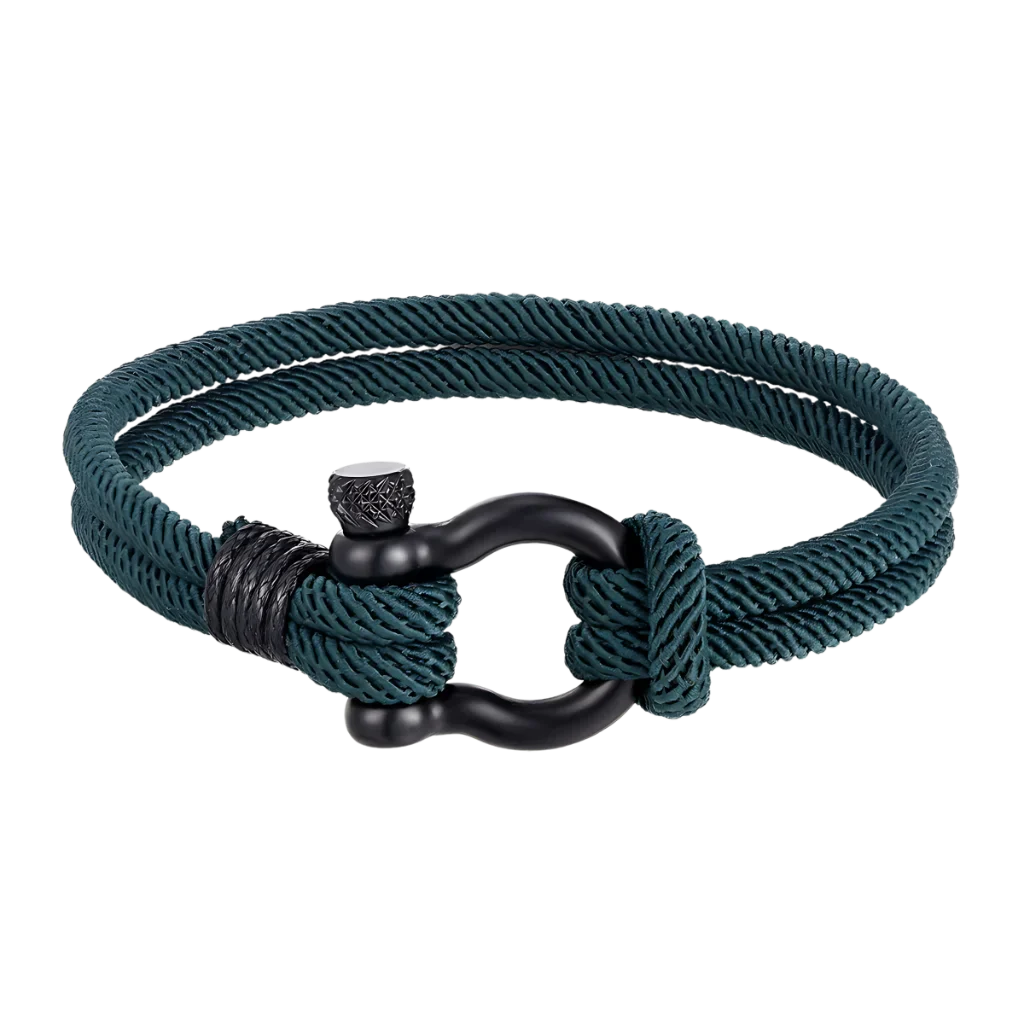 BOHO STACKED BRACELET WITH MILAN ROPE DESIGN - Green / 21CM - Bracelet