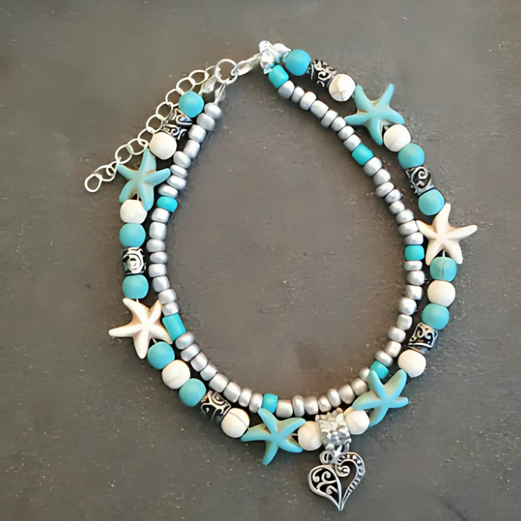 BOHO STYLE CONCH SHELL ANKLET FOR SPIRITUAL ENERGY - Style