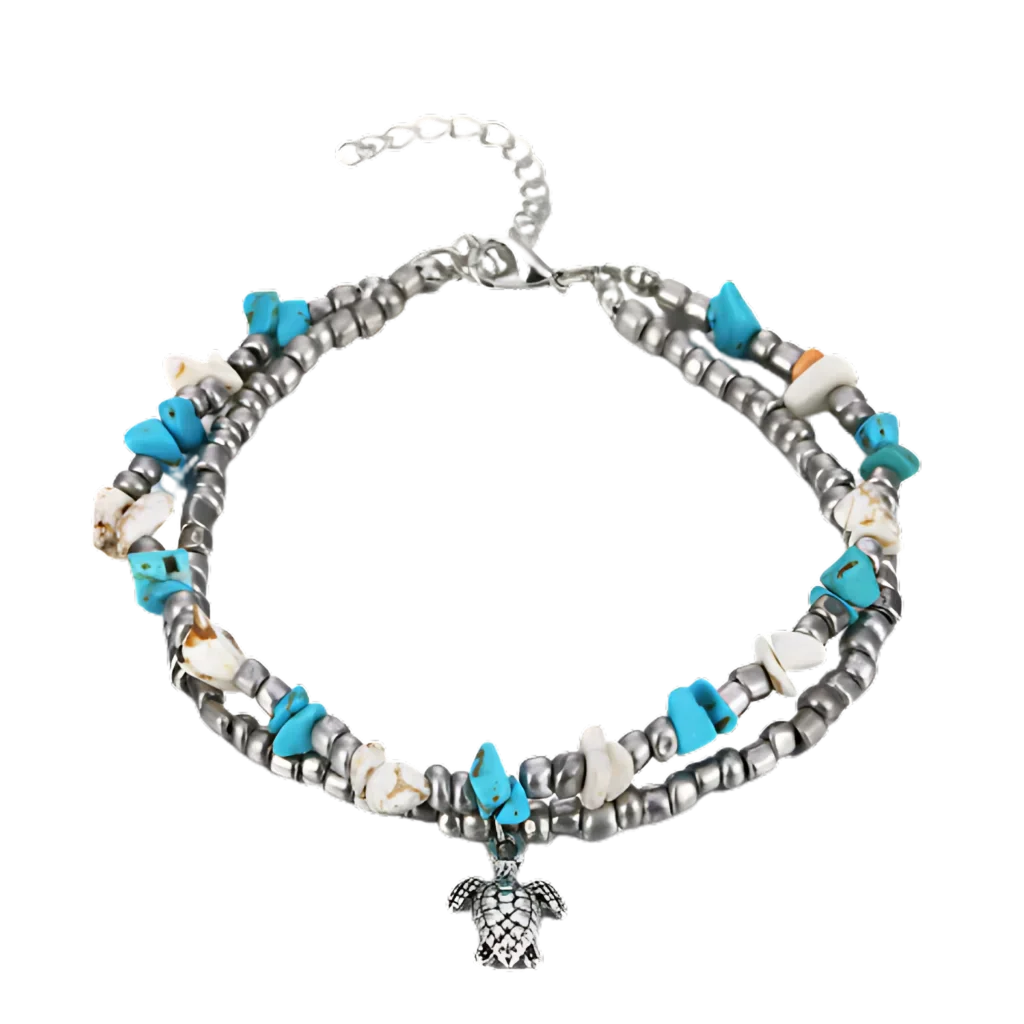 BOHO STYLE CONCH SHELL ANKLET FOR SPIRITUAL ENERGY - Style