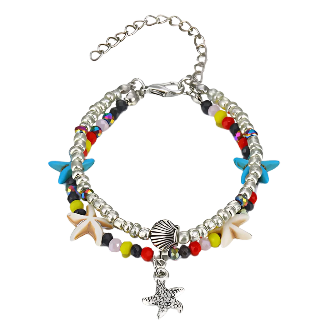 BOHO STYLE CONCH SHELL ANKLET FOR SPIRITUAL ENERGY - Style