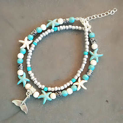 BOHO STYLE CONCH SHELL ANKLET - Style C - Anklet