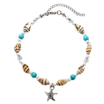 BOHO STYLE CONCH SHELL ANKLET - Style F - Anklet