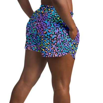 BOLD NEON LEOPARD YOGA SHORTS FOR CONFIDENT MOVEMENT!