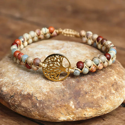 Bracelet Precious Stones For Everyday Elegance - Golden Shoushan