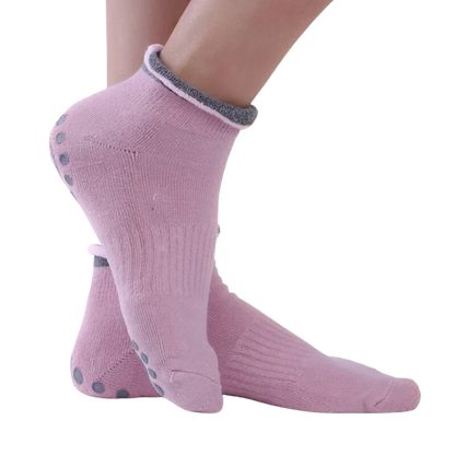 Breathable Barre Sticky Socks For Studio Control