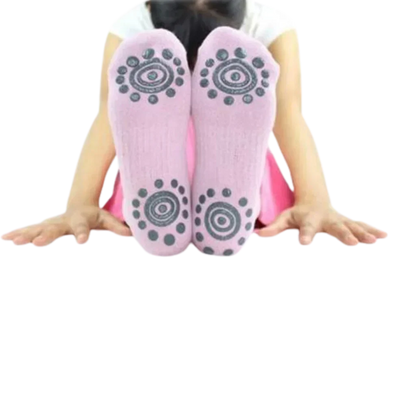 Breathable Barre Sticky Socks For Studio Control