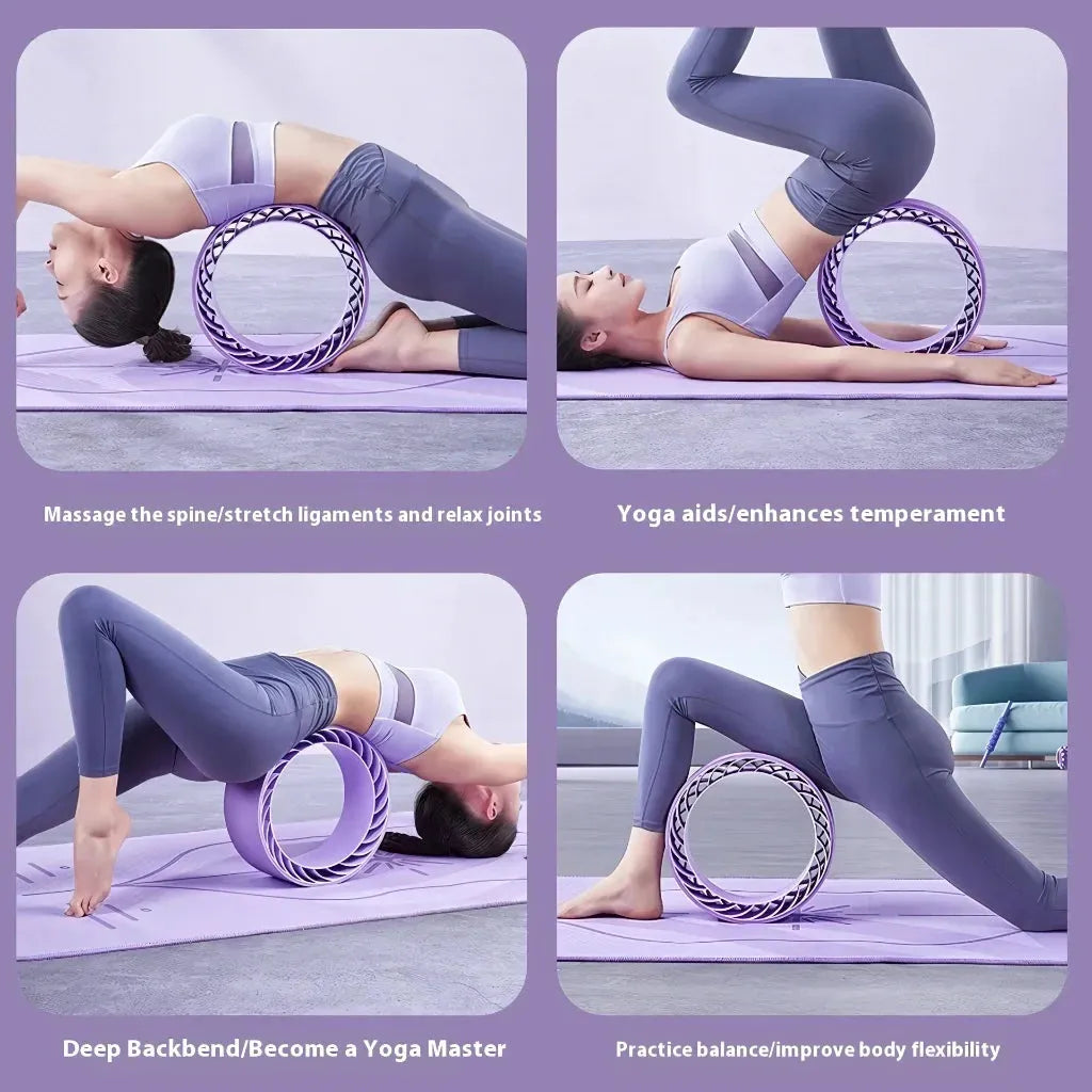 Buy Yoga Wheel For Backbends And Deep Stretch Relief