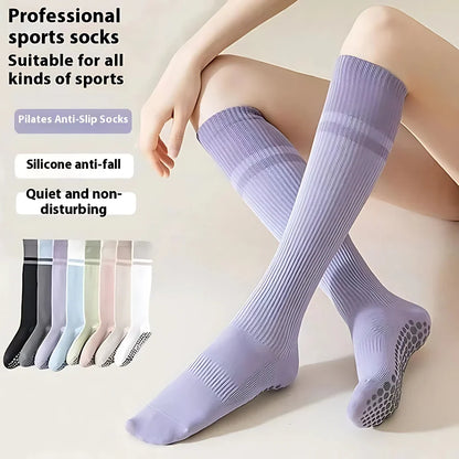 CALF-LENGTH ANTI SLIP YOGA SOCKS FOR WOMEN - Yoga Socks