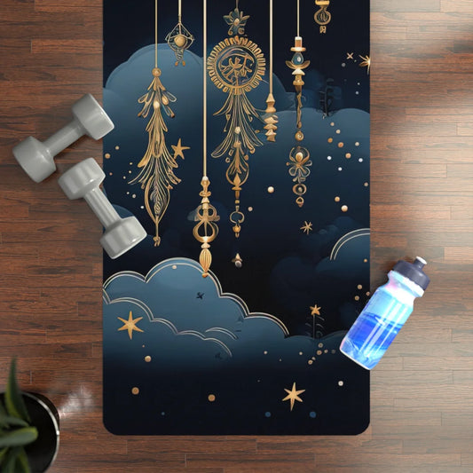 CELESTIAL DREAMCATCHER YOGA MAT - 24” x 68” - rubber