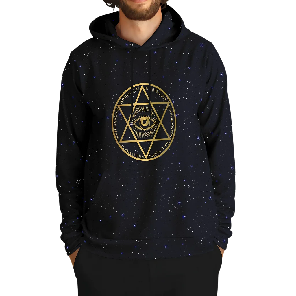 CELESTIAL MANDALA YOGA HOODIE - SPIRITUAL ALIGNMENT &