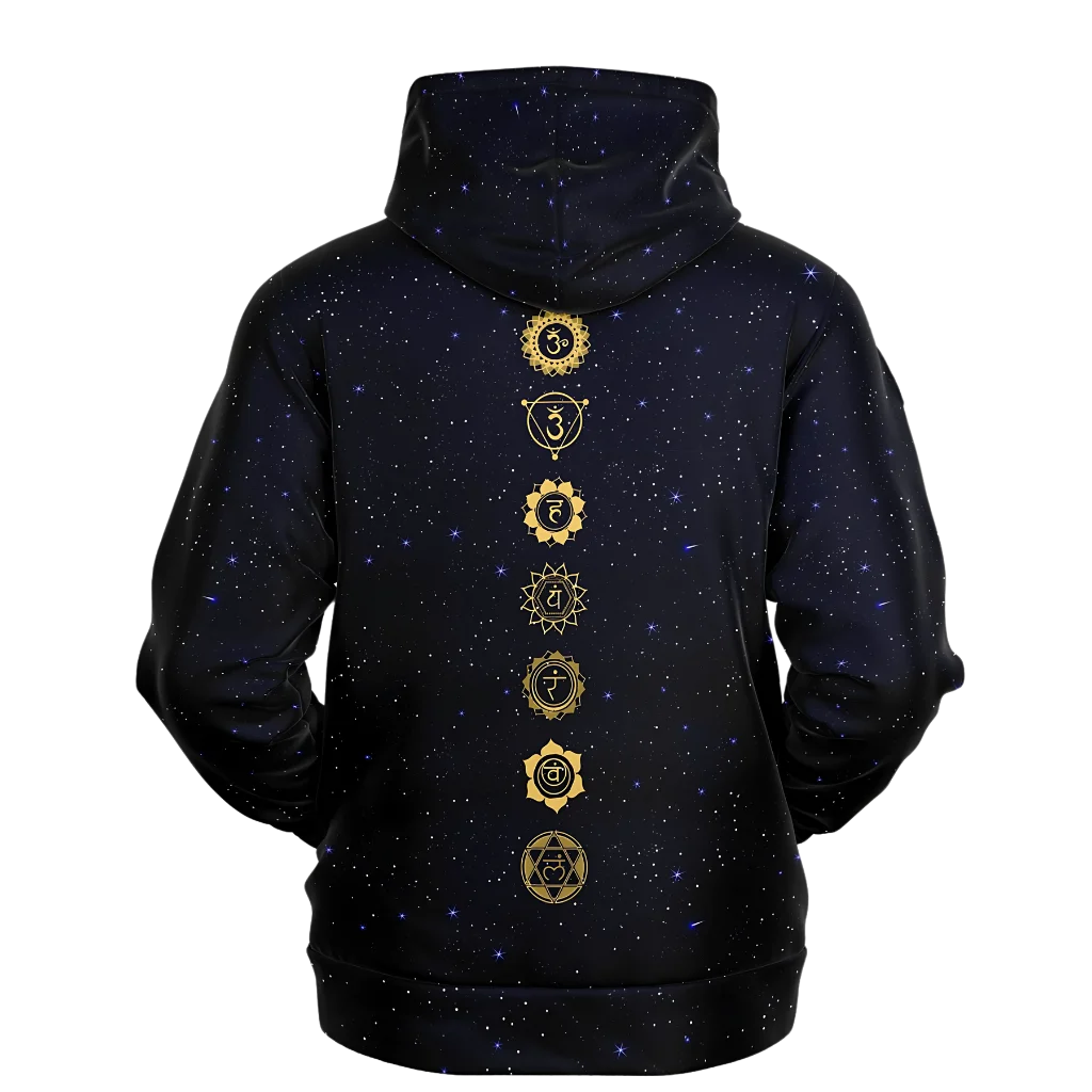 CELESTIAL MANDALA YOGA HOODIE - SPIRITUAL ALIGNMENT &