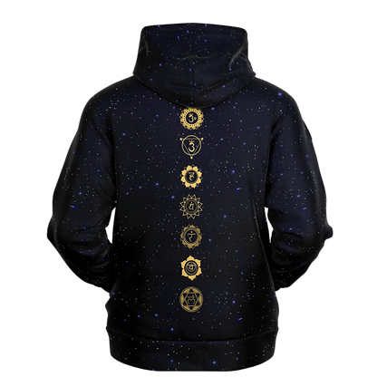 CELESTIAL MANDALA YOGA HOODIE - SPIRITUAL ALIGNMENT &