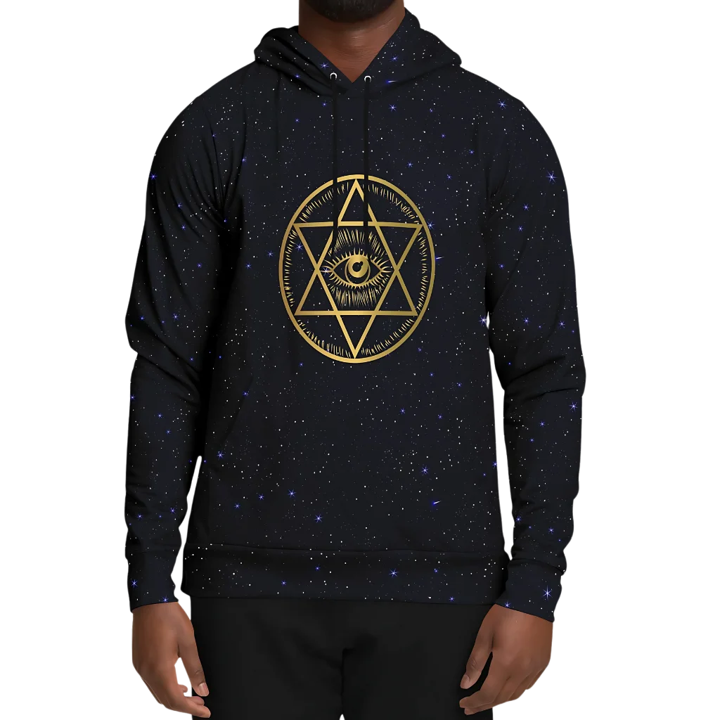 CELESTIAL MANDALA YOGA HOODIE - SPIRITUAL ALIGNMENT &