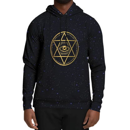 CELESTIAL MANDALA YOGA HOODIE - SPIRITUAL ALIGNMENT &