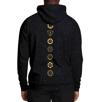 CELESTIAL MANDALA YOGA HOODIE - SPIRITUAL ALIGNMENT &