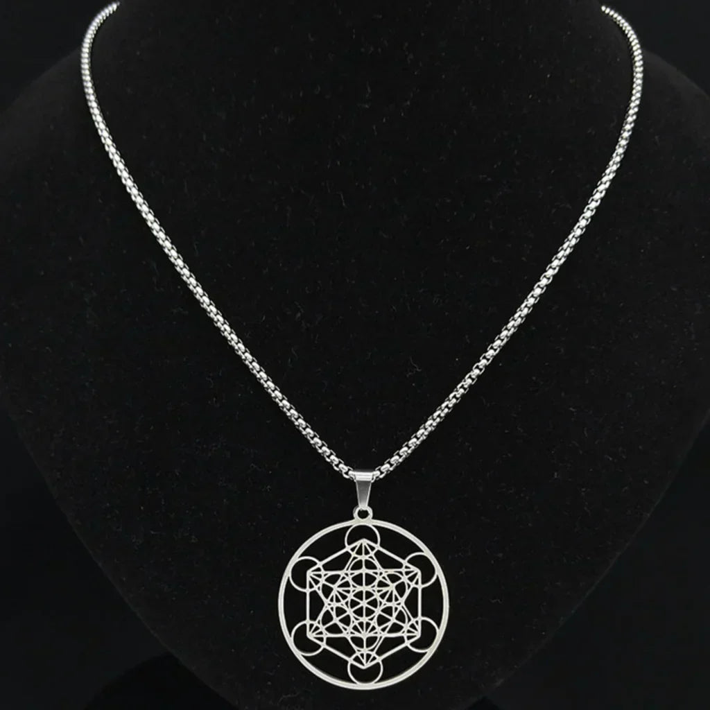 CELESTIAL MOON GODDESS NECKLACE WITH PENDANT CHARM - Necklace