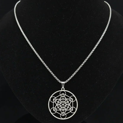 CELESTIAL MOON GODDESS NECKLACE WITH PENDANT CHARM - Necklace