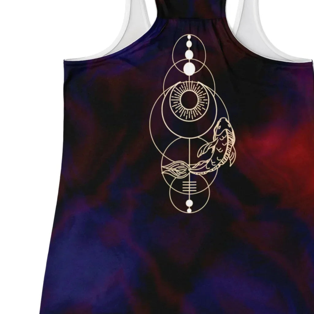 CELESTIAL WILDFLOWERS YOGA TANK TOP – MYSTICAL STYLE