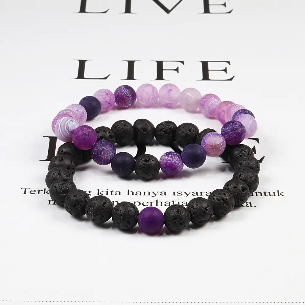 TIMELESS GEMSTONE BEAD BRACELET FOR SPIRITUAL HARMONY