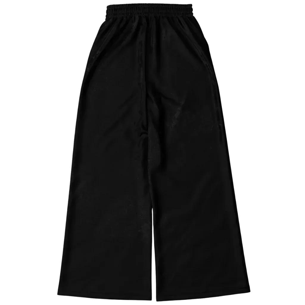 Chakra Energy Flared Joggers – Symbolic Black Base