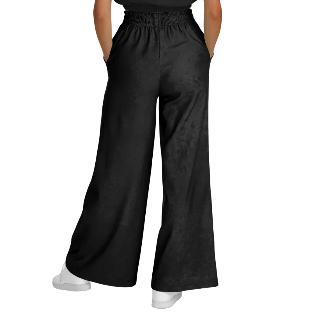 Chakra Energy Flared Joggers – Symbolic Black Base
