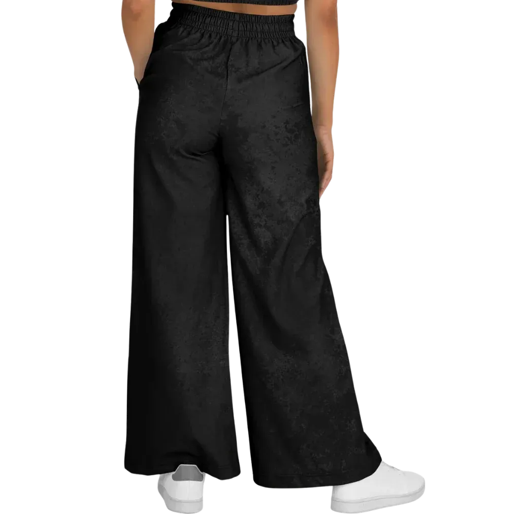 Chakra Energy Flared Joggers – Symbolic Black Base