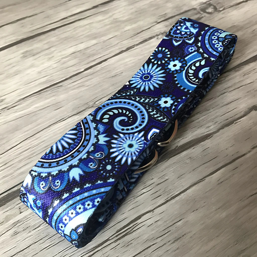 COLORED PRINTED STRETCH STRAP FOR YOGA AND FLEXIBILITY - Yoga Stretch Strap