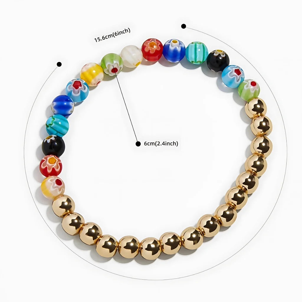 COLORFUL CHAKRA ENERGY BEAD BRACELET FOR WOMEN - A - Bracelet