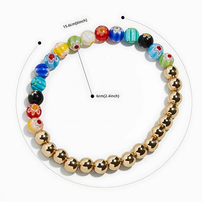 COLORFUL CHAKRA ENERGY BEAD BRACELET FOR WOMEN - A - Bracelet