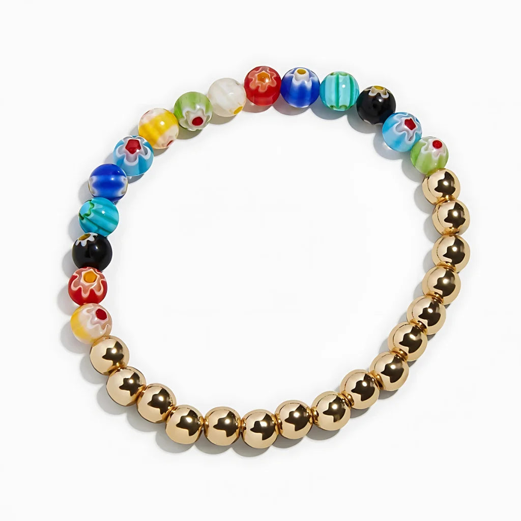 COLORFUL CHAKRA ENERGY BEAD BRACELET FOR WOMEN - A - Bracelet