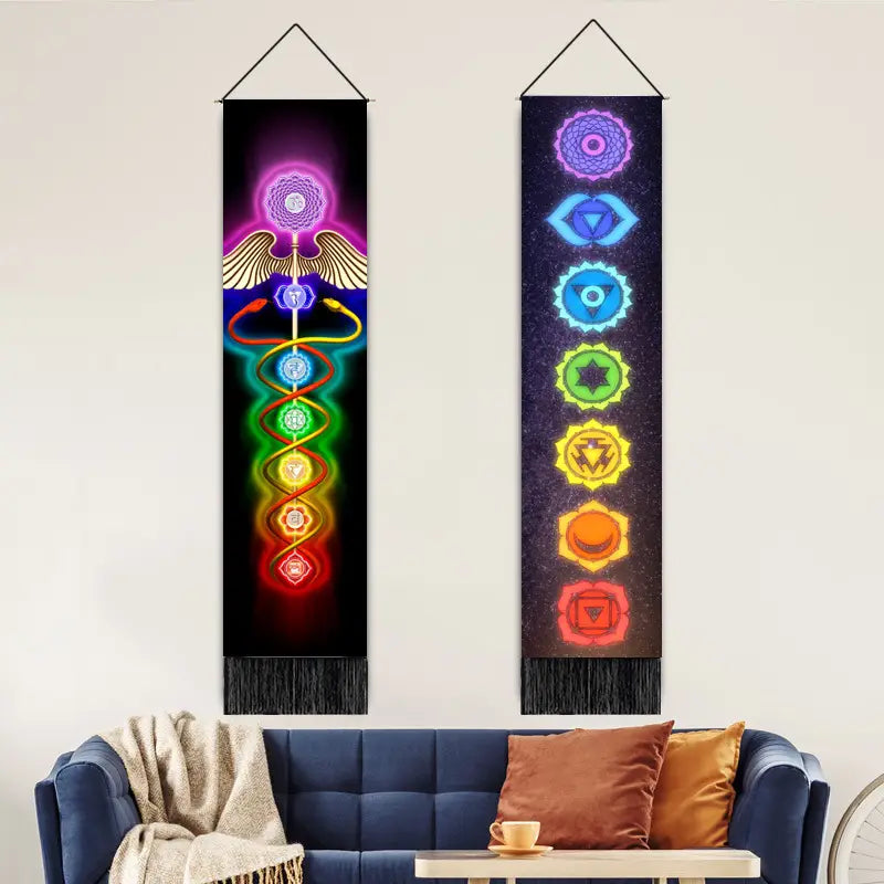 TRANQUIL MEDITATION WALL TAPESTRY FOR YOGA & ZEN SPACES