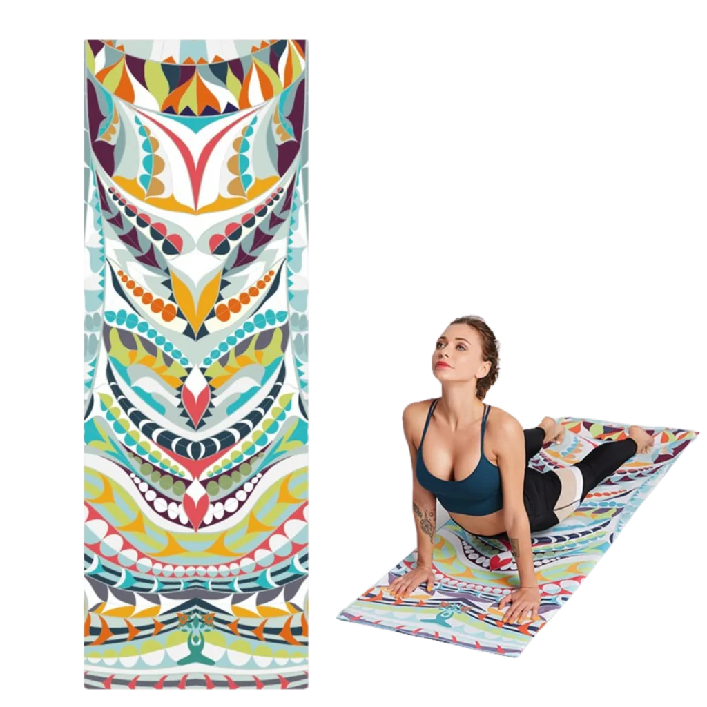 DOUBLE-FACED VELVET YOGA TOWEL - Curator - Yoga Mat Towel