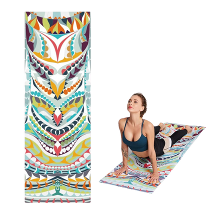 DOUBLE-FACED VELVET YOGA TOWEL - Curator - Yoga Mat Towel