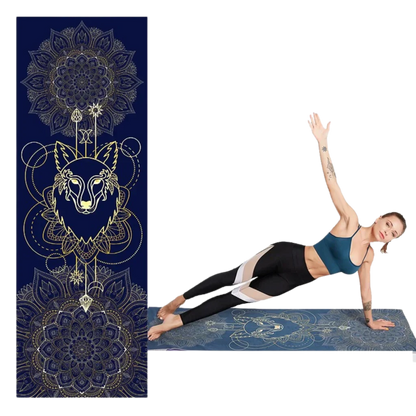 DOUBLE-FACED VELVET YOGA TOWEL FOR HOT YOGA PRACTICE - Holy