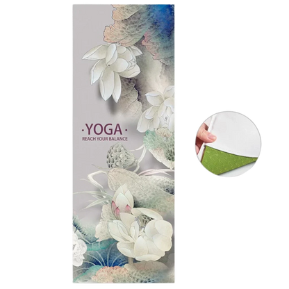 DOUBLE-FACED VELVET YOGA TOWEL FOR HOT YOGA PRACTICE