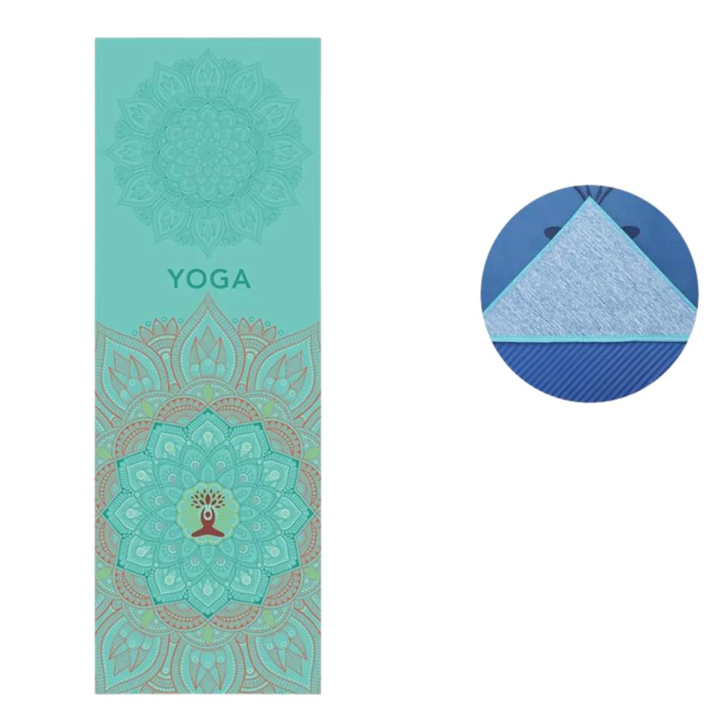 DOUBLE-FACED VELVET YOGA TOWEL FOR HOT YOGA PRACTICE