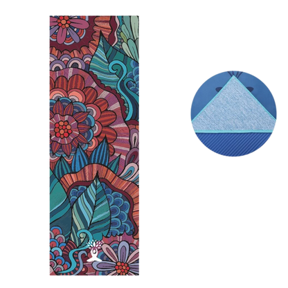 DOUBLE-FACED VELVET YOGA TOWEL - Mandolin - Yoga Mat Towel