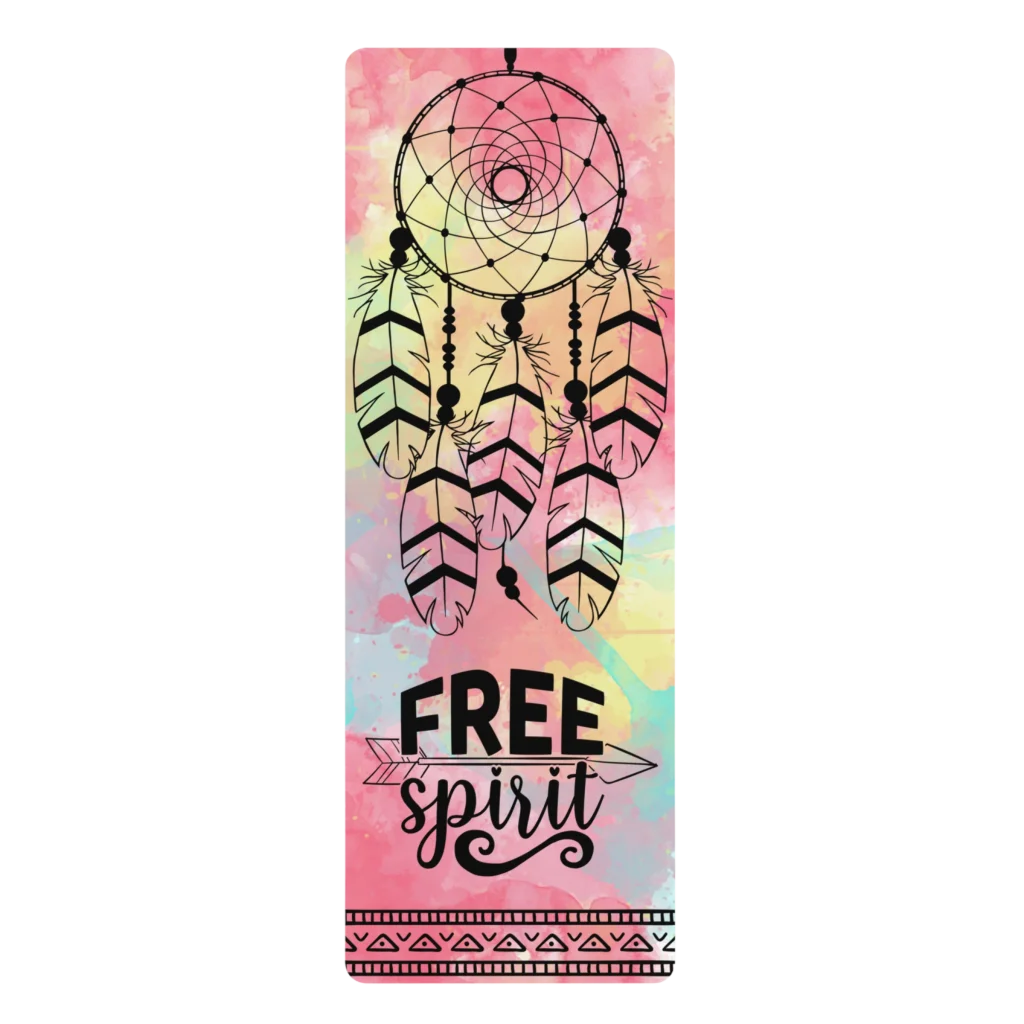 DREAM CATCHER TIE DYE YOGA MAT – BEST NON-SLIP YOGA MAT