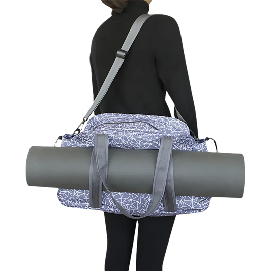 Duffle Bag With Yoga Mat Holder For Studio & Travel