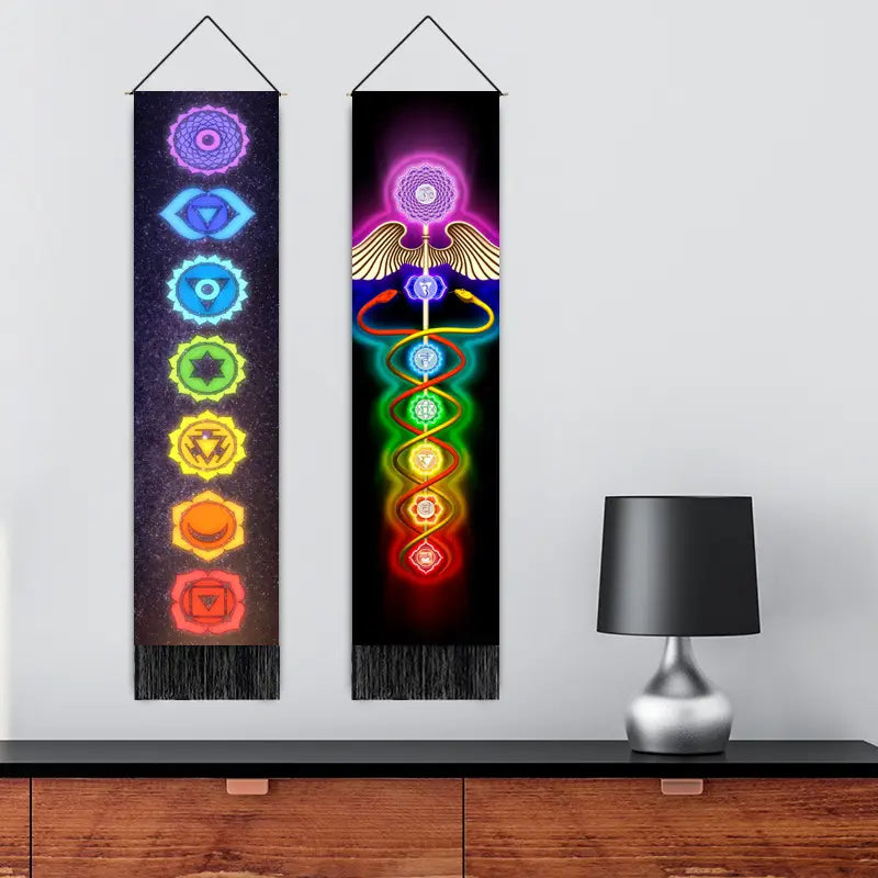 TRANQUIL MEDITATION WALL TAPESTRY FOR YOGA & ZEN SPACES