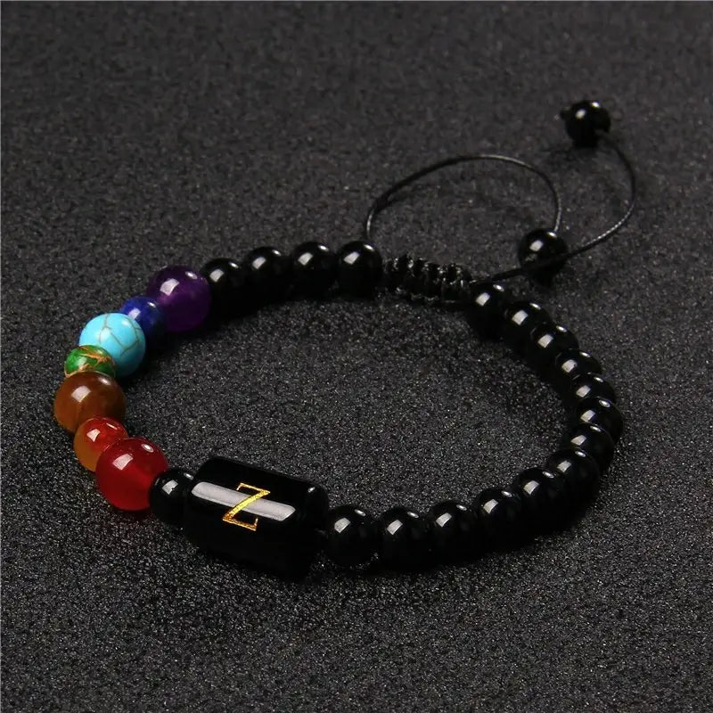 SEVEN-CHAKRA BEAD BRACELET FOR BALANCE & ENERGY