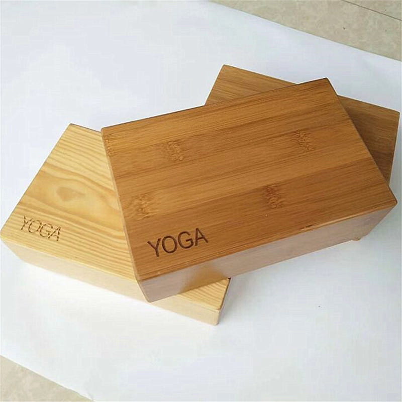 PREMIUM BAMBOO & CORK YOGA BLOCK FOR BALANCE & STABILITY